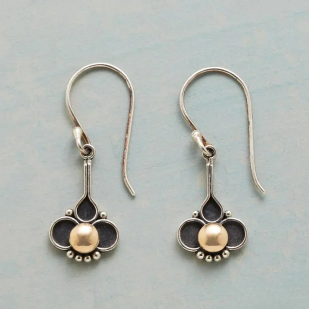 Amore Di Gioielli | Clover Pearl Sølvøreringe