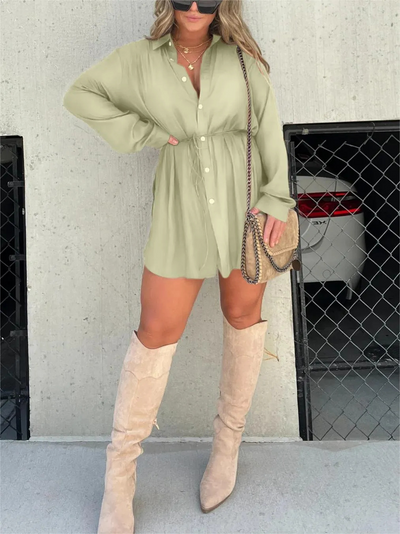 Amore Di Gioielli | Den trendy satin romper kjole