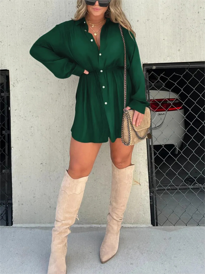 Amore Di Gioielli | Den trendy satin romper kjole