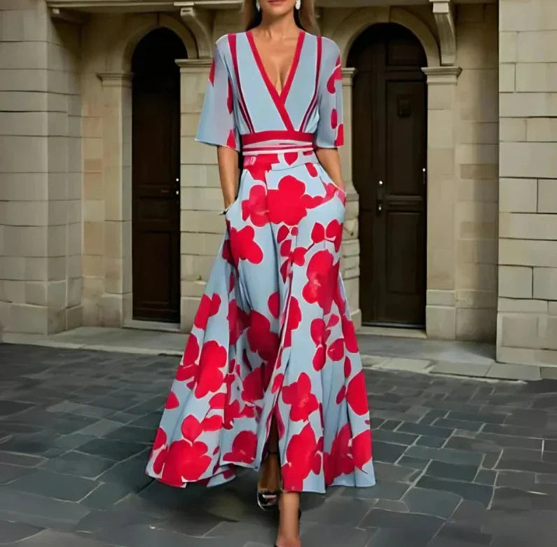 Amore Di Gioielli | Elegant kjole med ærmer