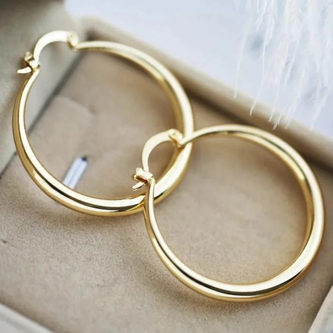Amore Di Gioielli | Store guld-hoop-øreringe