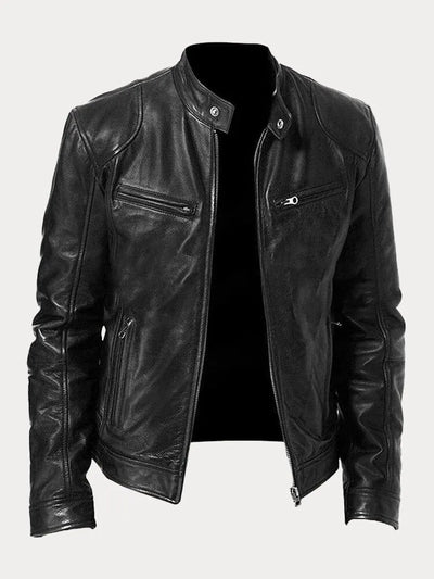 Tobias™ – Lässige Lederjacke: Zeitloser Stil und Komfort