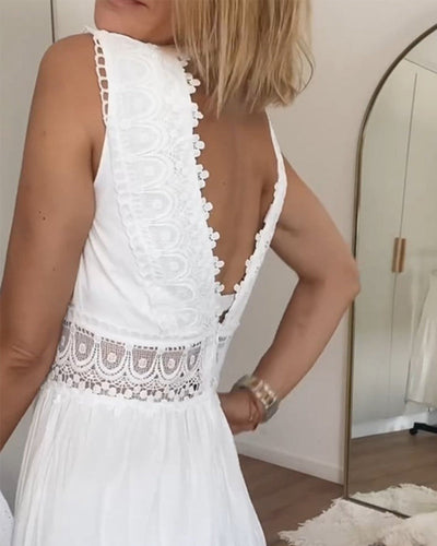 Amore Di Gioielli | Blondekjole med V-udskæring (Næsten udsolgt)