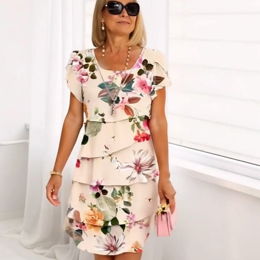 Amore Di Gioielli | Floral Splendour-kjole