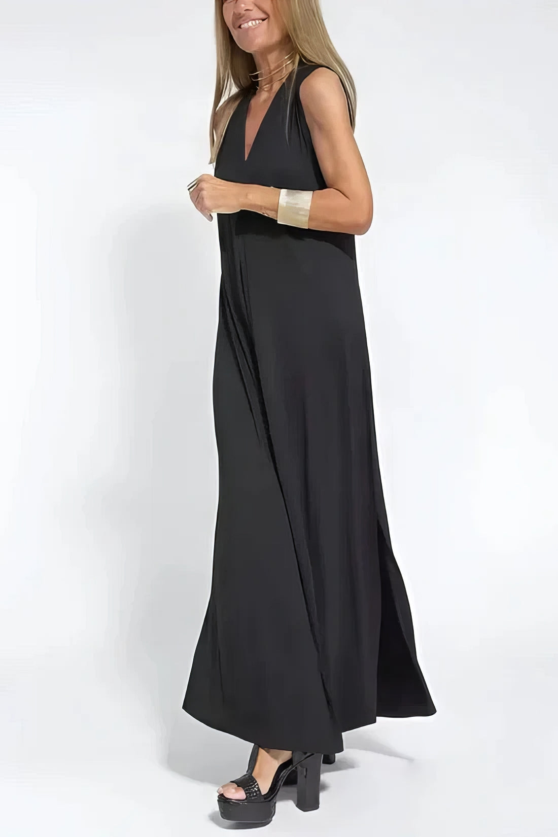 Amore Di Gioielli | Elegant lang kjole + matchende vest som en GAVE