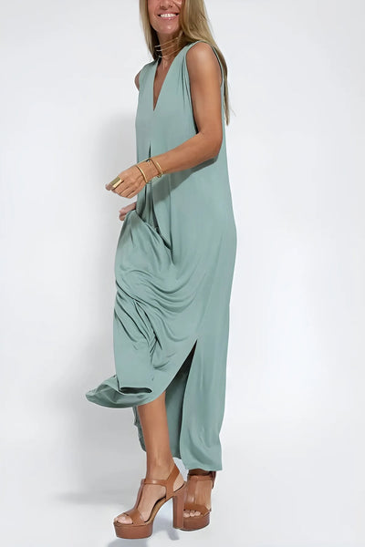 Amore Di Gioielli | Elegant lang kjole + matchende vest som en GAVE